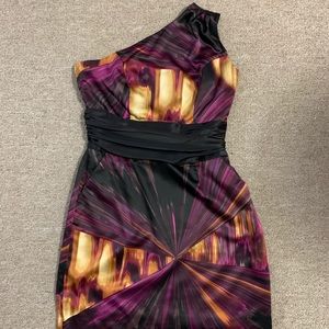 Worthington one shoulder cocktail dress